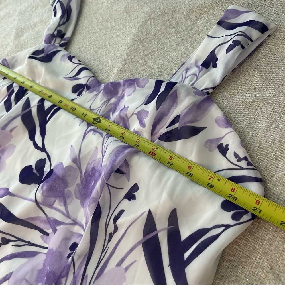 Floral Connected Apparal Lined Dress - Picture 8 of 9